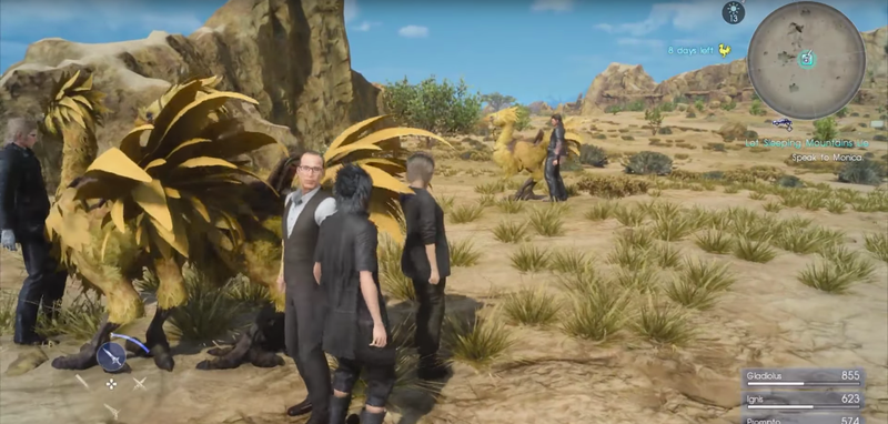 Illustration for article titled Conan o'Brien destroza Final Fantasy XV sacando a relucir sus momentos más ridículos